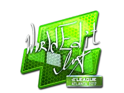 Sticker WorldEdit (Foil) | Atlanta 2017 - Preço e onde comprar no CS2