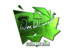 Sticker WorldEdit (Foil) | Cologne 2016 - Preço e onde comprar no CS2