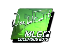Sticker WorldEdit (Foil) | MLG Columbus 2016 - Preço e onde comprar no CS2