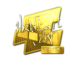 Sticker WorldEdit (Gold) | Atlanta 2017 - Preço e onde comprar no CS2
