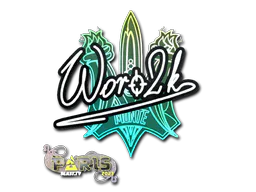 Sticker Woro2k | Paris 2023 - Preço e onde comprar no CS2
