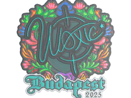 Sticker woxic (Embroidered) | Budapest 2025 - Preço e onde comprar no CS2