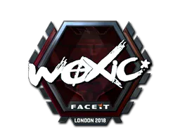 Sticker woxic (Foil) | London 2018 - Preço e onde comprar no CS2