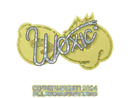 Sticker woxic (Glitter) | Copenhagen 2024 - Preço e onde comprar no CS2