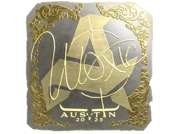 Sticker woxic (Gold) | Austin 2025 - Preço e onde comprar no CS2