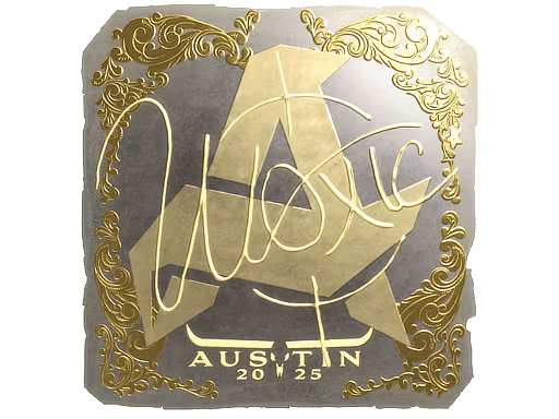 Sticker woxic (Gold) | Austin 2025 - Preço e onde comprar no CS2