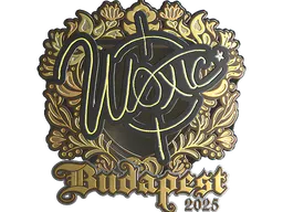 Sticker woxic (Gold) | Budapest 2025 - Preço e onde comprar no CS2