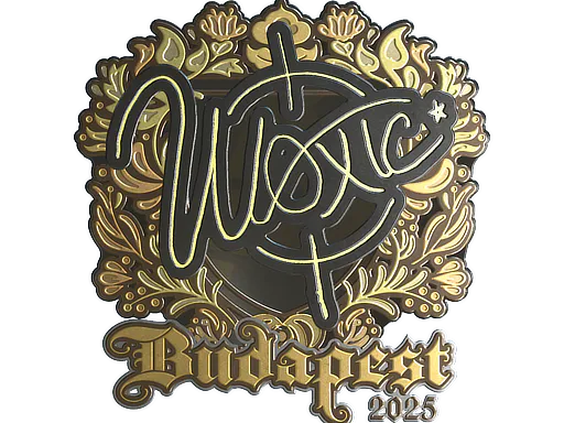 Sticker woxic (Gold) | Budapest 2025 - Preço e onde comprar no CS2