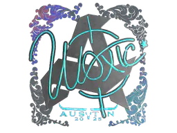 Sticker woxic (Holo) | Austin 2025 - Preço e onde comprar no CS2