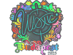 Sticker woxic (Holo) | Budapest 2025 - Preço e onde comprar no CS2