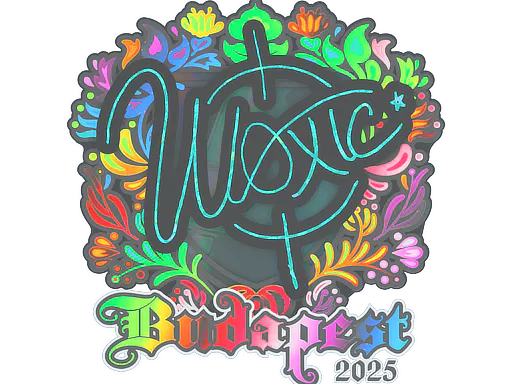 Sticker woxic (Holo) | Budapest 2025 - Preço e onde comprar no CS2
