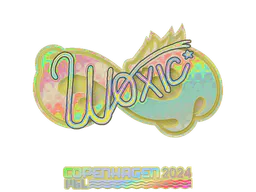 Sticker woxic (Holo) | Copenhagen 2024 - Preço e onde comprar no CS2