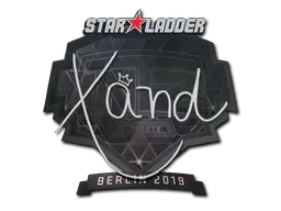 Sticker xand | Berlin 2019 - Preço e onde comprar no CS2