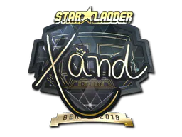 Sticker xand (Gold) | Berlin 2019 - Preço e onde comprar no CS2