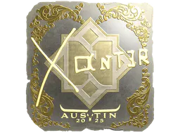 Sticker Xant3r (Gold) | Austin 2025 - Preço e onde comprar no CS2