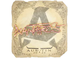 Sticker XANTARES | Austin 2025 - Preço e onde comprar no CS2