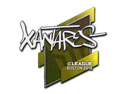 Sticker XANTARES | Boston 2018 - Preço e onde comprar no CS2