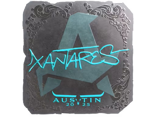 Sticker XANTARES (Foil) | Austin 2025 - Preço e onde comprar no CS2