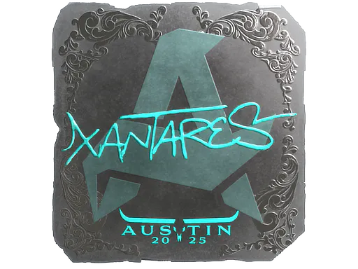 Sticker XANTARES (Foil) | Austin 2025 - Preço e onde comprar no CS2