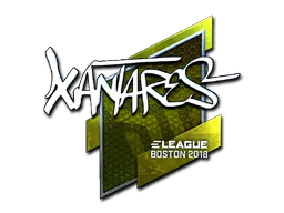 Sticker XANTARES (Foil) | Boston 2018 - Preço e onde comprar no CS2