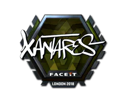 Sticker XANTARES (Foil) | London 2018 - Preço e onde comprar no CS2