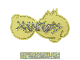 Sticker XANTARES (Glitter) | Copenhagen 2024 - Preço e onde comprar no CS2