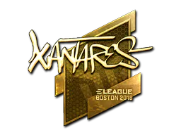 Sticker XANTARES (Gold) | Boston 2018 - Preço e onde comprar no CS2