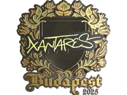Sticker XANTARES (Gold) | Budapest 2025 - Preço e onde comprar no CS2