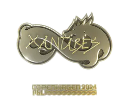 Sticker XANTARES (Gold) | Copenhagen 2024 - Preço e onde comprar no CS2