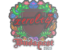 Sticker xerolte (Embroidered) | Budapest 2025 - Preço e onde comprar no CS2