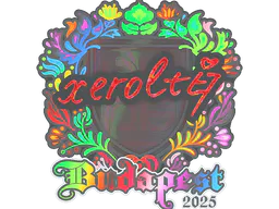 Sticker xerolte (Holo) | Budapest 2025 - Preço e onde comprar no CS2