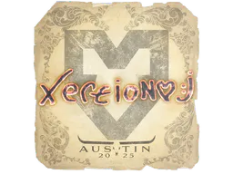 Sticker xertioN | Austin 2025 - Preço e onde comprar no CS2