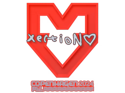 Sticker xertioN | Copenhagen 2024 - Preço e onde comprar no CS2
