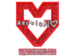 Sticker xertioN (Glitter) | Copenhagen 2024 - Preço e onde comprar no CS2