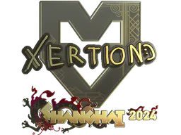 Sticker xertioN (Gold) | Shanghai 2024 - Preço e onde comprar no CS2