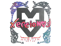 Sticker xertioN (Holo) | Austin 2025 - Preço e onde comprar no CS2