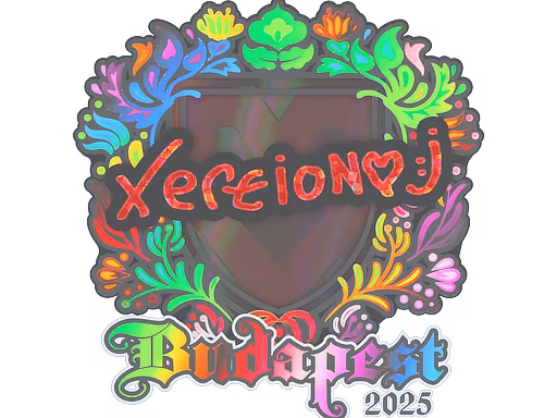 Sticker xertioN (Holo) | Budapest 2025 - Preço e onde comprar no CS2