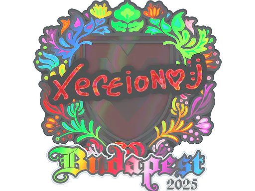 Sticker xertioN (Holo) | Budapest 2025 - Preço e onde comprar no CS2