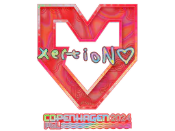 Sticker xertioN (Holo) | Copenhagen 2024 - Preço e onde comprar no CS2