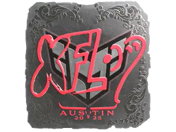 Sticker xfl0ud (Foil) | Austin 2025 - Preço e onde comprar no CS2