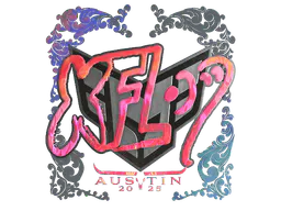 Sticker xfl0ud (Holo) | Austin 2025 - Preço e onde comprar no CS2