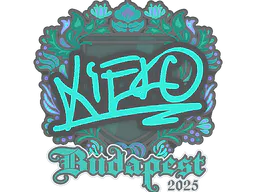 Sticker xiELO | Budapest 2025 - Preço e onde comprar no CS2