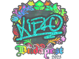 Sticker xiELO (Holo) | Budapest 2025 - Preço e onde comprar no CS2
