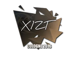 Sticker Xizt | Cologne 2016 - Preço e onde comprar no CS2