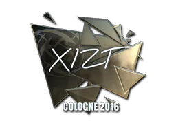 Sticker Xizt (Foil) | Cologne 2016 - Preço e onde comprar no CS2