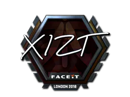 Sticker Xizt (Foil) | London 2018 - Preço e onde comprar no CS2