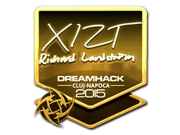 Sticker Xizt (Gold) | Cluj-Napoca 2015 - Preço e onde comprar no CS2