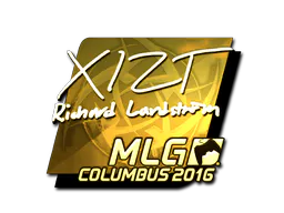 Sticker Xizt (Gold) | MLG Columbus 2016 - Preço e onde comprar no CS2