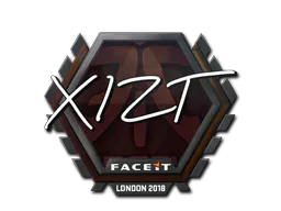 Sticker Xizt | London 2018 - Preço e onde comprar no CS2