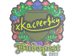 Sticker xKacpersky (Embroidered) | Budapest 2025 - Preço e onde comprar no CS2